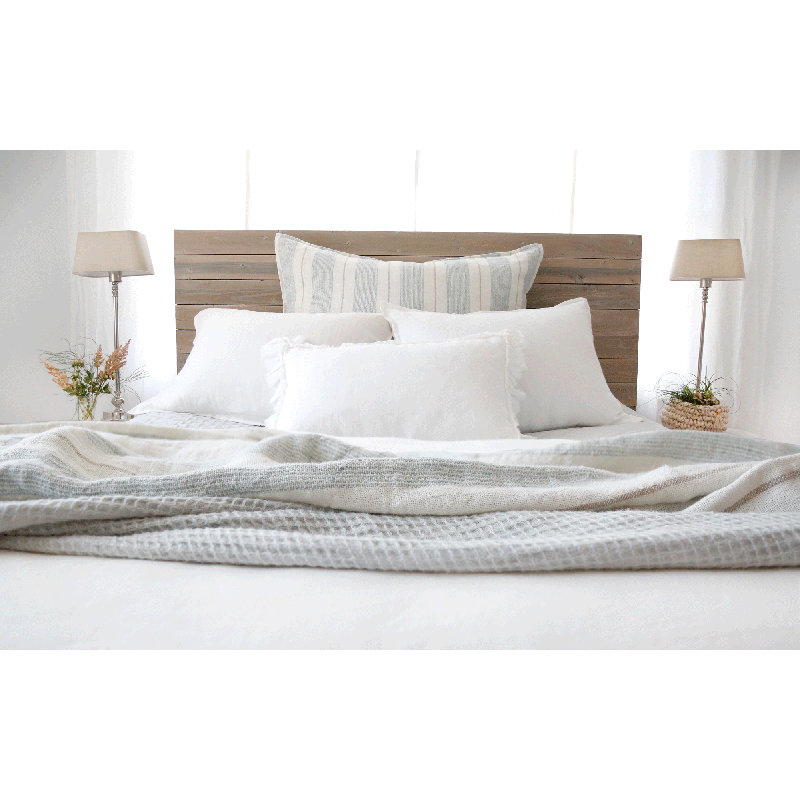 Large Gray Duck Down Scandinavian Decorative Pillow