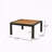 Giovanna V Shape Aluminum Frame Coffee Table