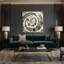 Art botanique sur toile beige-1316984849