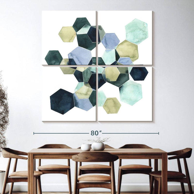 Crystallize I, 74" H x 74" W