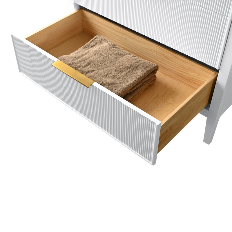 Emma 36" W Single Vanity, White