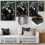 Décoration murale en métal style disco Gorille I - animaux-87829964