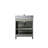 Malek 30'' Single Bathroom Vanity with Marble Top-764884606