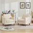 Barton Upholstered Fabric Living Room Accent Chair(Set Of 2)