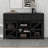Sliding Barn Door Sideboard Buffet Cabinet With 3 Drawers, Adjustable Shelves-1687762618