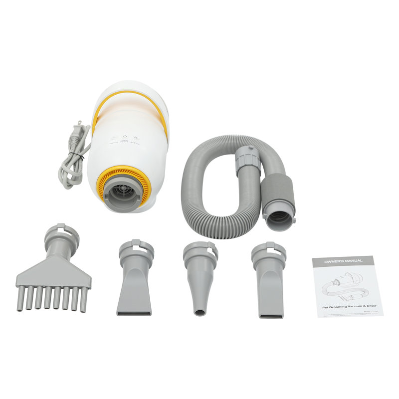 7.9'' H x 5.9'' W x 11.8'' D Plastic Pet Hair Dryer Pet Grooming Blow Dryer For Pet 7 Gears Temperature & Speed 1.7Ft³/S Air Volume