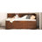 Twin Daybed With Drawers And Shelves In Walnut - Home Essential Functional Classy Bedroom Allure