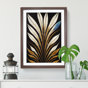 Walnut Framed Paper