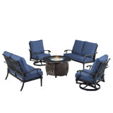 Paighton Outdoor 6 - Piece Conversation Set