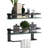 2 Piece Glass Floating Shelf