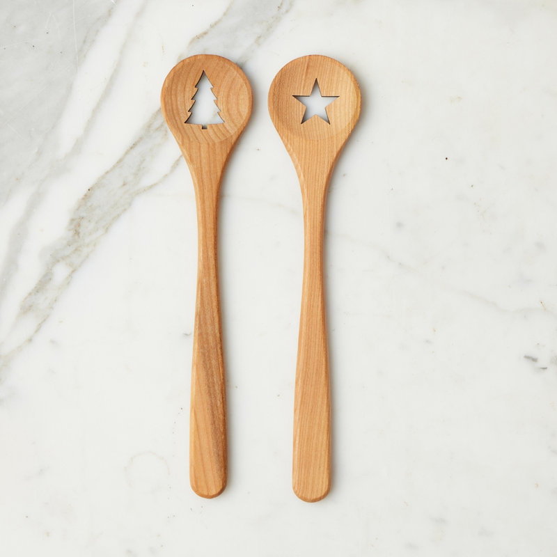 Euro Holiday Spoon Set - Beechwood