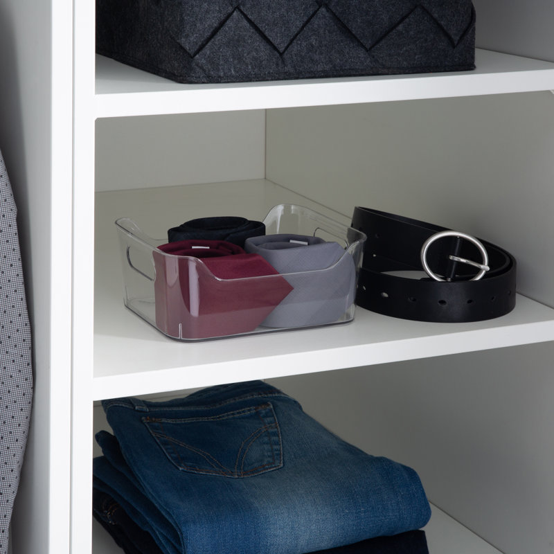 Simplify Plastic Decorative Bin