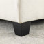 Canapé modulaire en chenille de 111 po avec deux repose-pieds amovibles en chenille-121104433