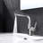 Lefton Single Hole Liftable Bathroom Faucet With Temperature Display In Fahrenheit, Pull-out Vanity Sink Faucet With 3 Water Modes For Bathroom And Laundry Room, BF2501-115747570