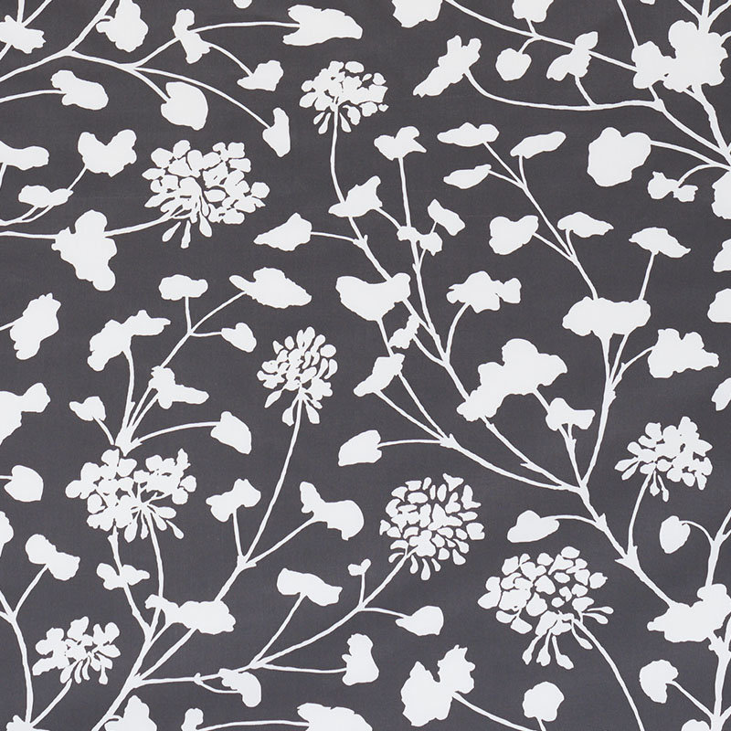 Pennick Chintz Fabric, Black