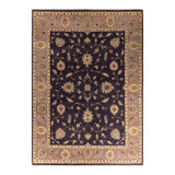 Overdyed One-of-a-Kind Rectangle 9' X 12'7" Hand Knotted Area Rug