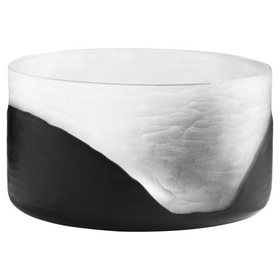 Ominous Frost Glass Table Vase