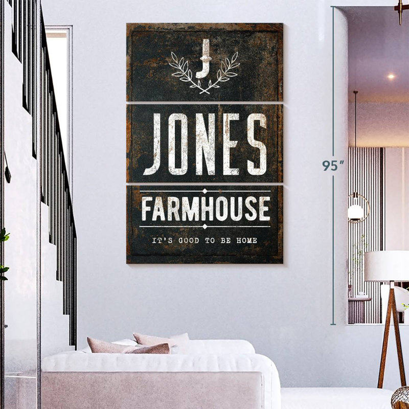Plaque murale Kema Jones Farmhouse, H 74 po x l 48 po