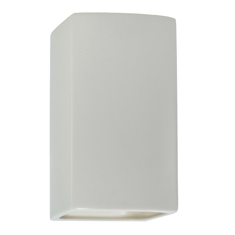 1 - Light Flush Mounted Sconce, No, Granite, 9.5" H x 5.25" W x 4.5" D