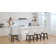 Aleksy Swivel Upholstered Counter Stool with Solid Wood Frame