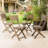 Grey Folding Chairs, Built With Wood, Weather-, 2 Wood Grey, No Assembly, &