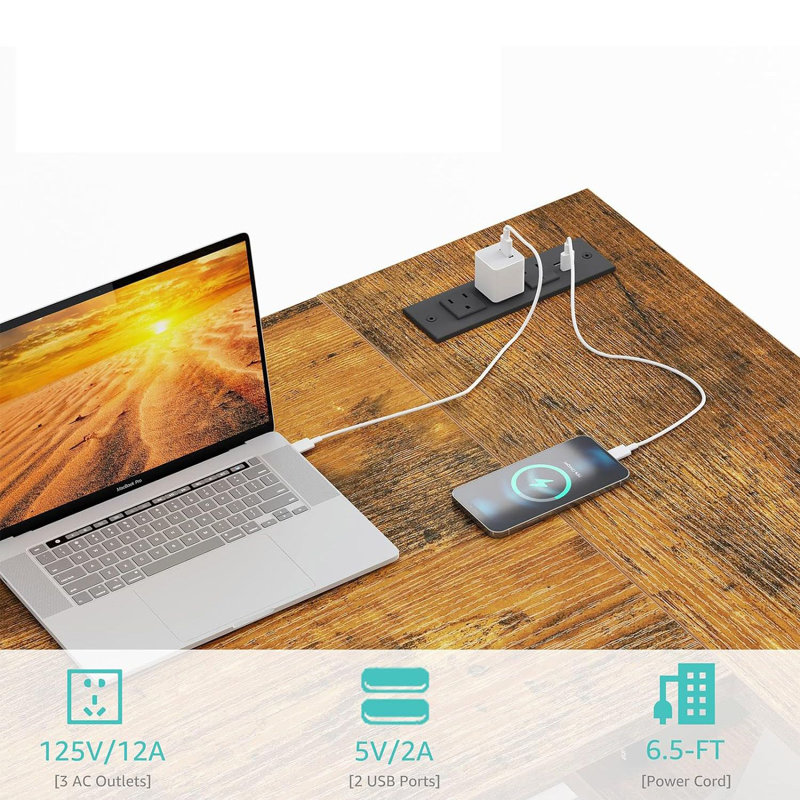 Vallon Metal Base Computer Desk