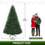 Green Artificial Pine Christmas Tree with Stand-256245042