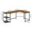 Violetrose L-Shaped Metal Base Computer Desk-16080590