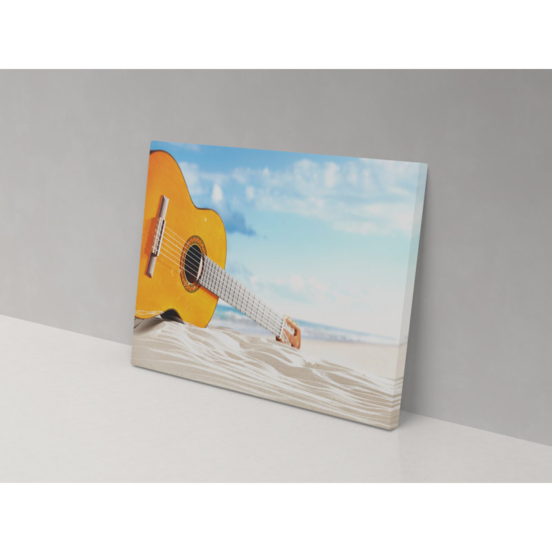 Beach Melody - Wrapped Canvas Print, 52cm H x 82cm W x 4cm D
