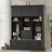 75'' H 5-in-1 Modern Hall Tree with Coat Rack, 6 Drawers, 3 Cabinets and 3-Tier Top Storage for Hallway, Entryway, Living Room, Mudroom-761168755