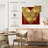 Hardie Big Hearted Gold On Red-109206681