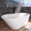 Baignoire de trempage autoportante en acrylique lustré 61 po 61 po