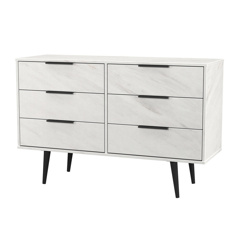 Turah 115cm W 6 - Drawer Chest of Drawers