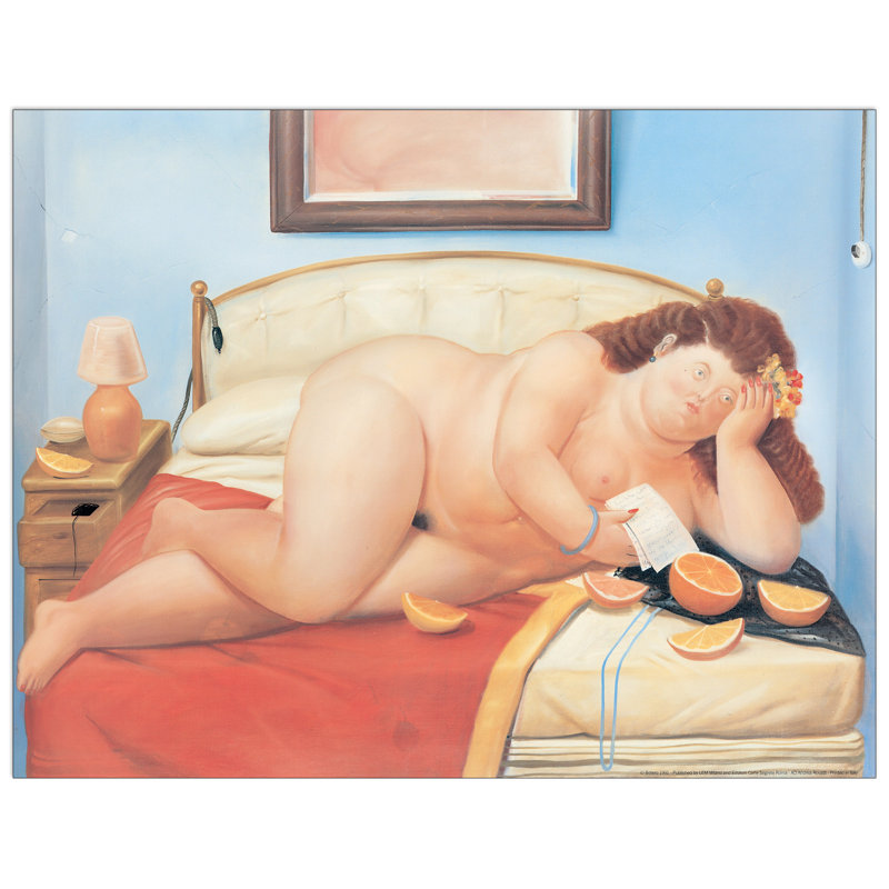 Botero - No Frame Print on Wood