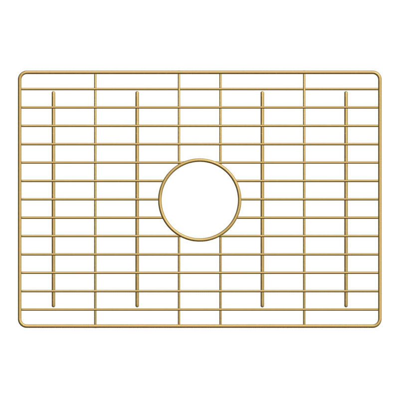 20.5"x14.5" Bottom Grid in Champagne Bronze PVD, Champagne Bronze PVD