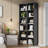 70.9" H Corner Bookcase, 6-tier Bookcase With Storage, Corner Bookcases With Baffles Etagere Shelf For Living Room Home Office Bedroom-1295748188