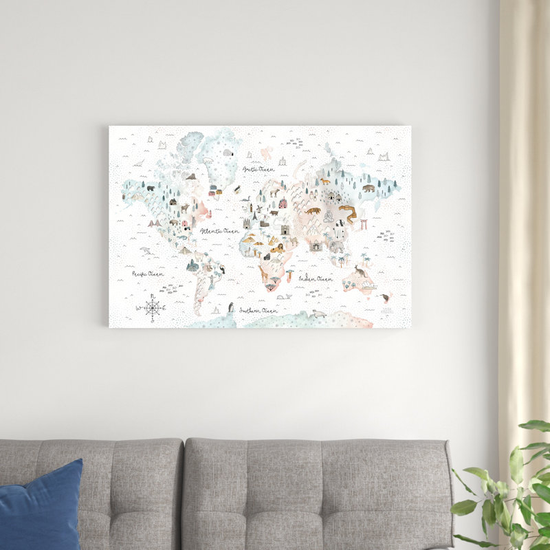 World Traveller I Dot, H 24 po x l 36 po x P 1,25 po