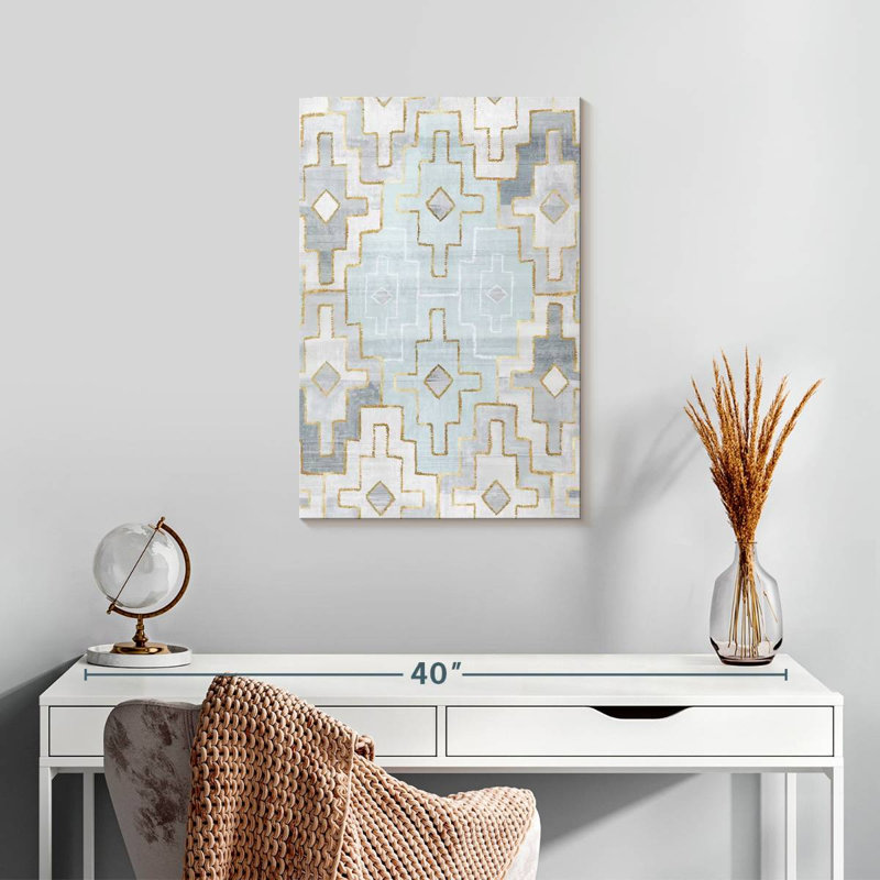 Kerner Silver Blue, 24" H x 16" W