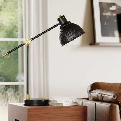 Lampe de bureau USB réglable en métal Annice