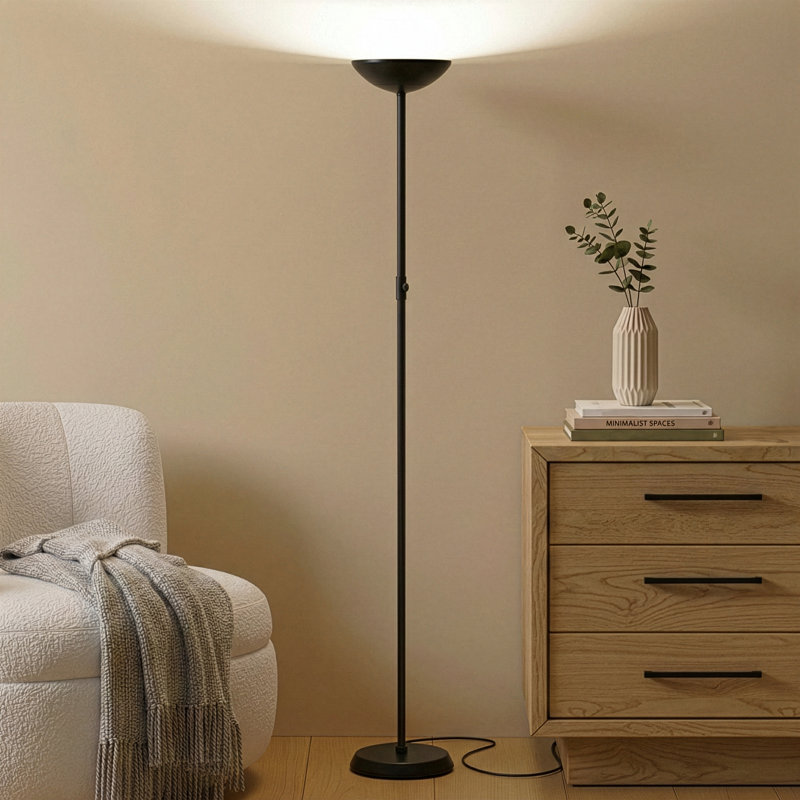 SkyLite 65 in. Industrial LED Floor Lamp with Dimmer
