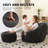 Bean Bag Chair Bean Bag Chairs With Ottoman For Adults Comfy Beanbag Giant Bean Bag Chair With Spacious Design Bean Bag Couch With Armrest Large Bean Bag Chair With Memory Foam Filler For Living Room Bedroom-1262828846