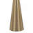 Gemma 22" Contemporary Metal Side Table In Modern Brass From Grandview Gallery By Lumisource-1004756337