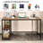 Wooden Computer Desk with Adjustable Shelf-1248003840-1248003843