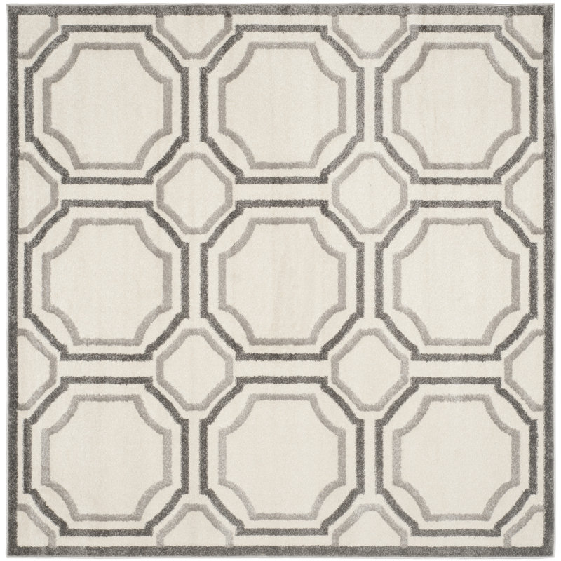 Amherst Performance Geometric Rug, Square 7'