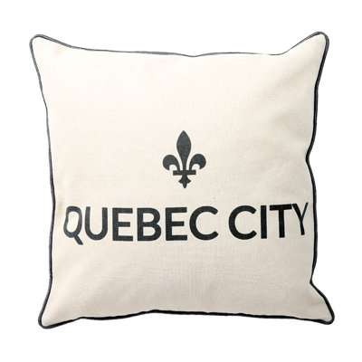 O Canada Cities Quebec City Throw Pillow