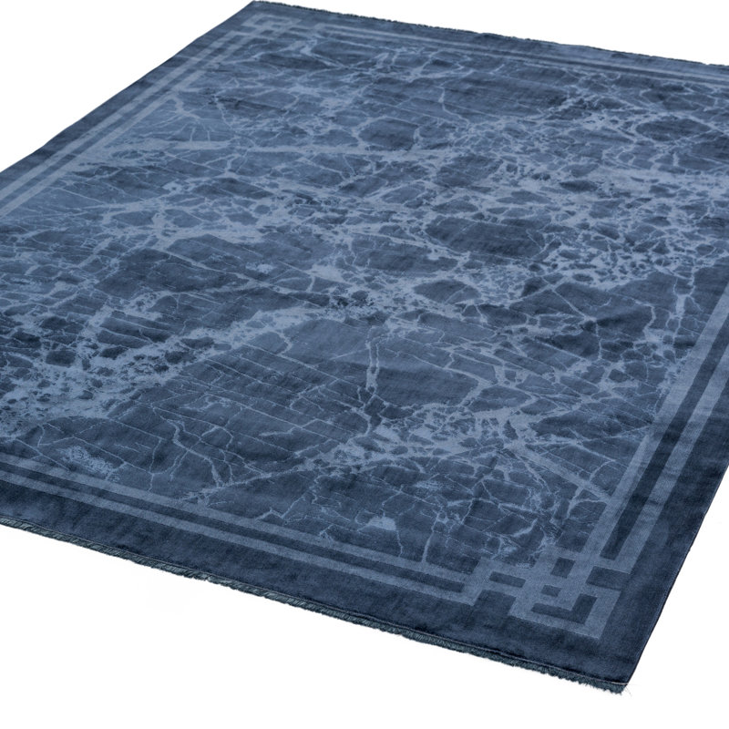 Corinne Machine Washable Persian Blue Rug, Rectangle 120 x 180cm