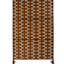 Paravent 76 po H48 po - brun, métal pour clôture d'extérieur brun-124251263