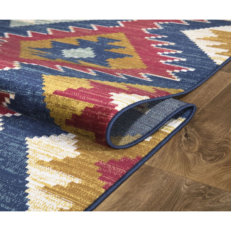 Woolley Geometric Indoor / Outdoor Area Rug, Rectangle 120 x 170cm