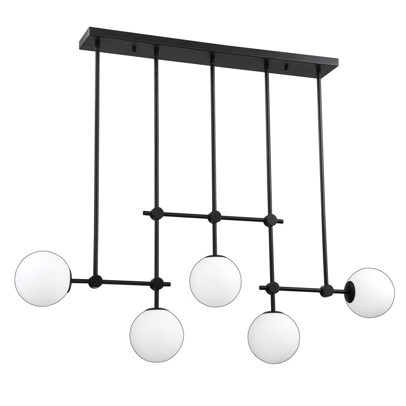 Barre noire 5 lumières Annamarra
