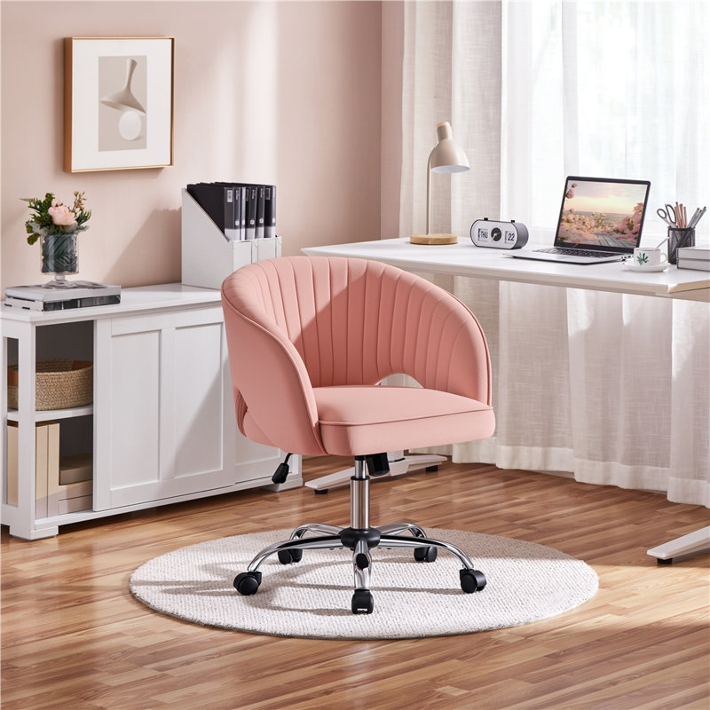 Fauteuil de bureau Eggers, Rose